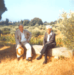 Picture of Father Danis with his friend